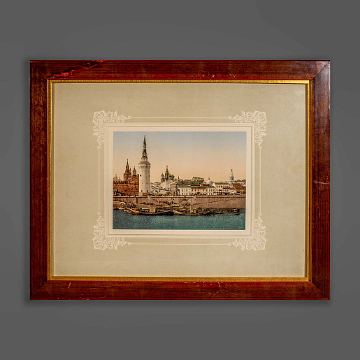 Фотохром «Москва. Красная площадь и Кремль»
